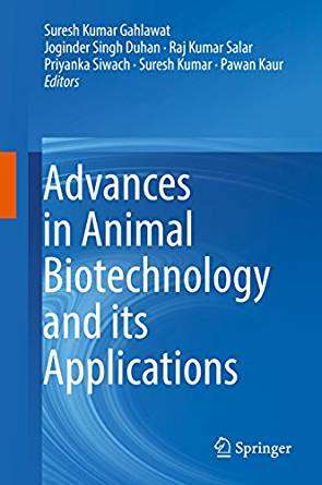 Book cover of Advances in Animal Biotechnology and its Applications