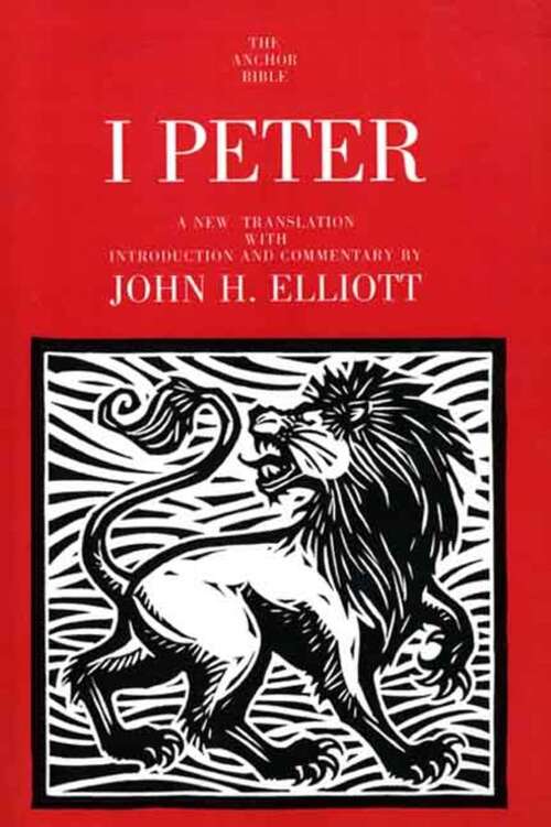 Book cover of 1 Peter (Anchor Bible): (pdf)