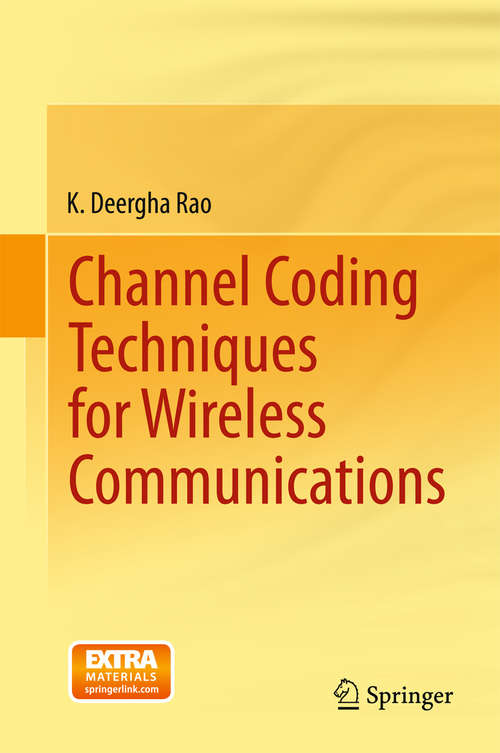 Book cover of Channel Coding Techniques for Wireless Communications (2015)