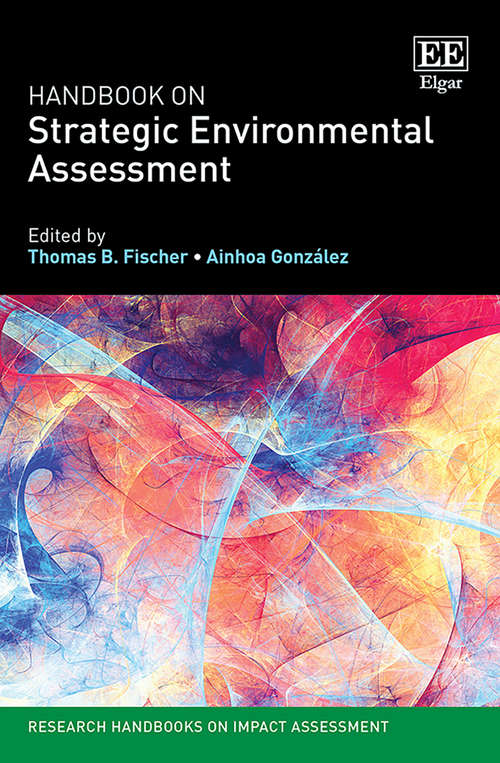 Book cover of Handbook on Strategic Environmental Assessment (Research Handbooks on Impact Assessment series)