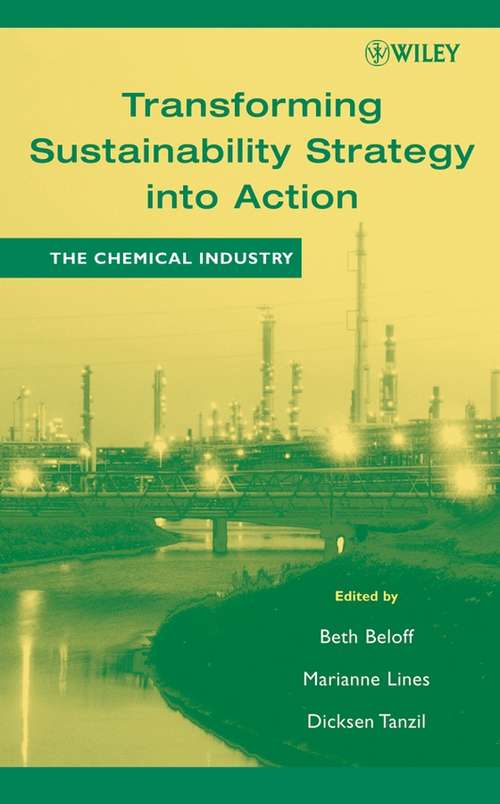 Book cover of Transforming Sustainability Strategy into Action: The Chemical Industry