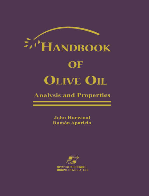 Book cover of Handbook of Olive Oil: Analysis and Properties (2000)