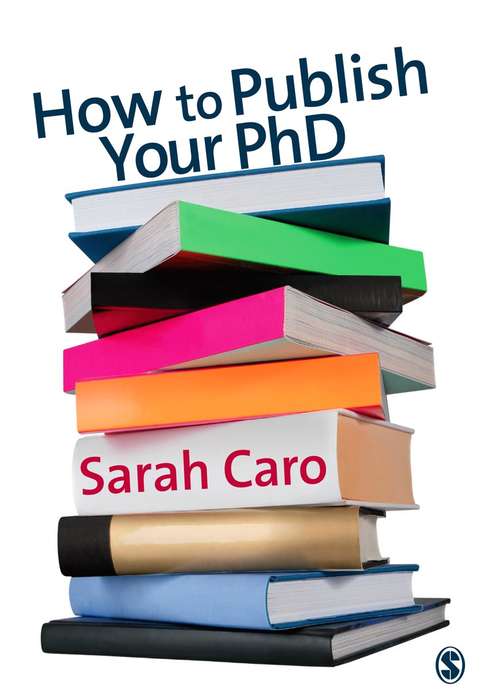 Book cover of How to Publish Your PhD