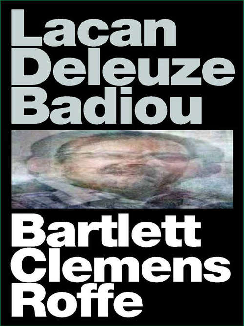 Book cover of Lacan Deleuze Badiou