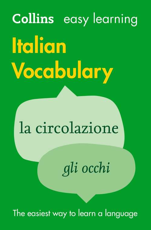 Book cover of Easy Learning Italian Vocabulary (ePub edition)