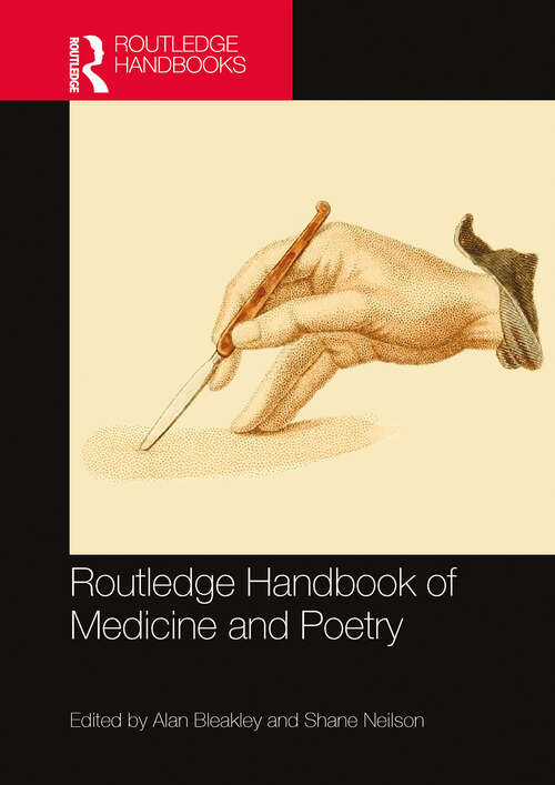 Book cover of Routledge Handbook of Medicine and Poetry