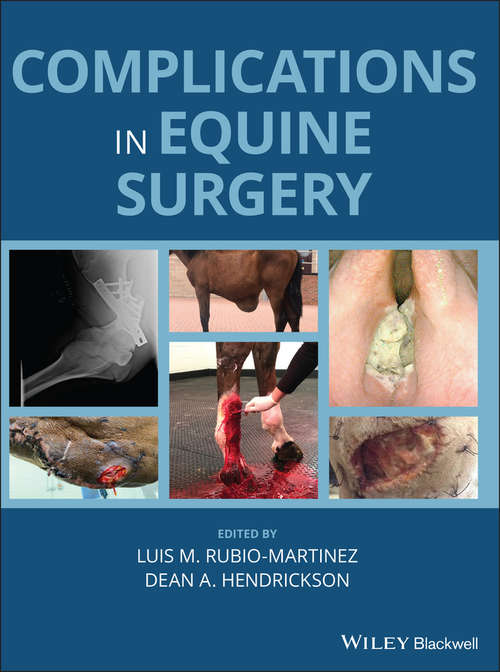 Book cover of Complications in Equine Surgery