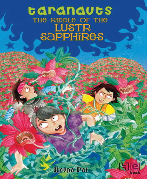 Book cover of The Riddle of the Lustr sapphires (Taranauts #2)