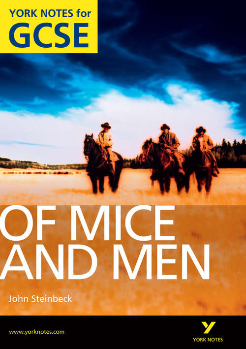 Book cover of Of Mice and Men: York Notes for GCSE