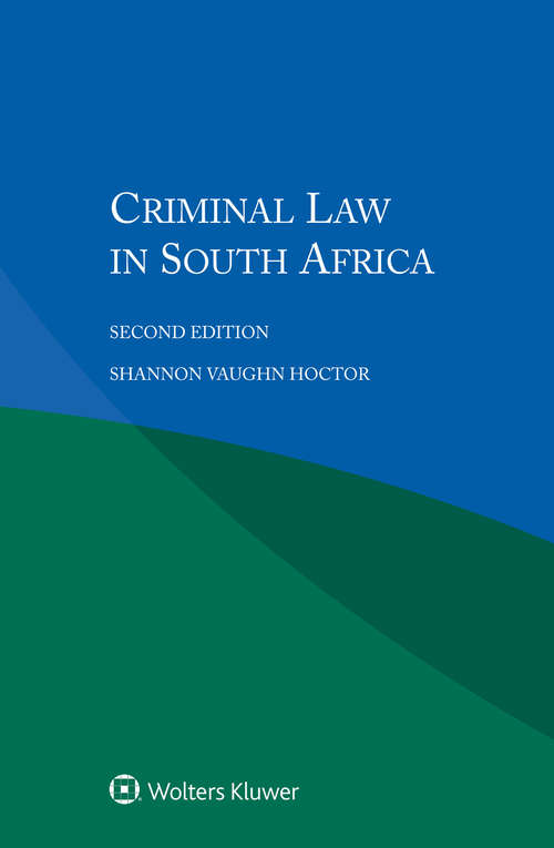 Book cover of Criminal Law in South Africa (2)
