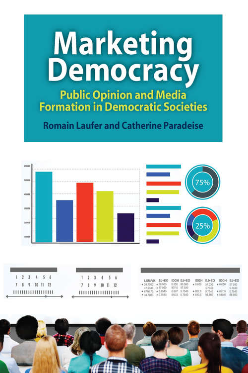 Book cover of Marketing Democracy: Public Opinion and Media Formation in Democratic Societies