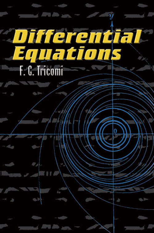 Book cover of Differential Equations (Dover Books on Mathematics)