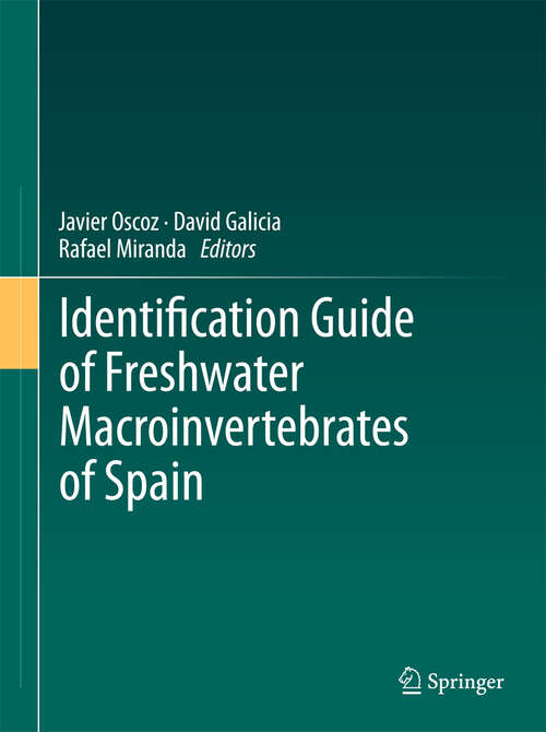 Book cover of Identification Guide of Freshwater Macroinvertebrates of Spain (2011)