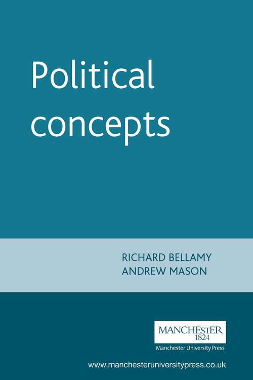 Book cover of Political concepts