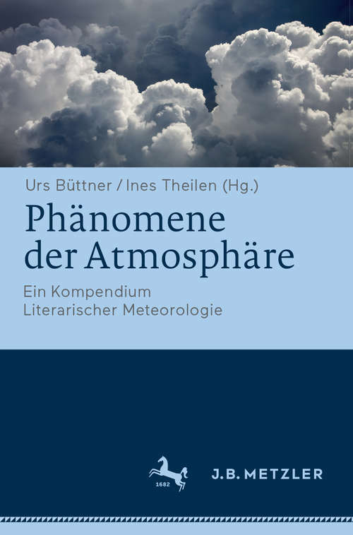 Book cover of Phänomene der Atmosphäre: Ein Kompendium Literarischer Meteorologie
