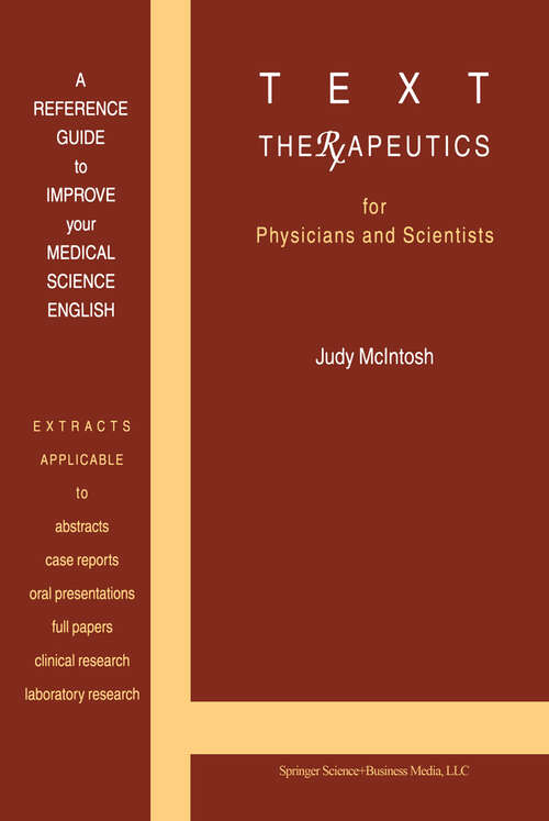 Book cover of Text Therapeutics (2001)