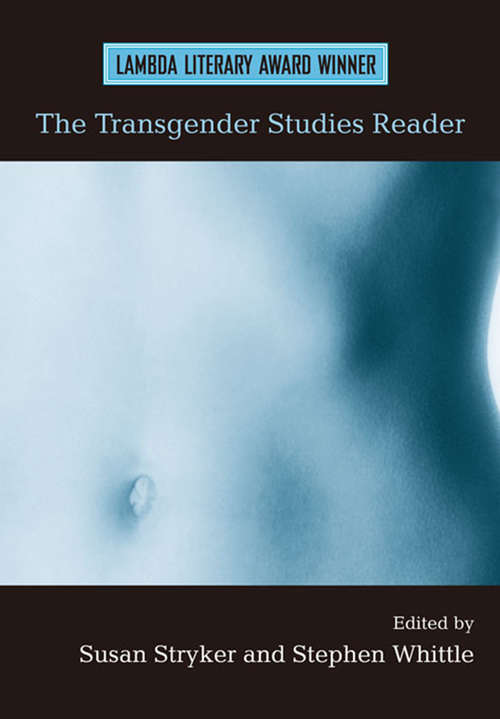 Book cover of The Transgender Studies Reader