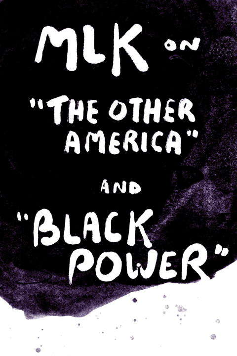 Book cover of MLK on "The Other America" and "Black Power"