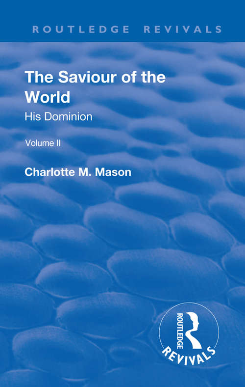 Book cover of Revival: His Dominion (Routledge Revivals)
