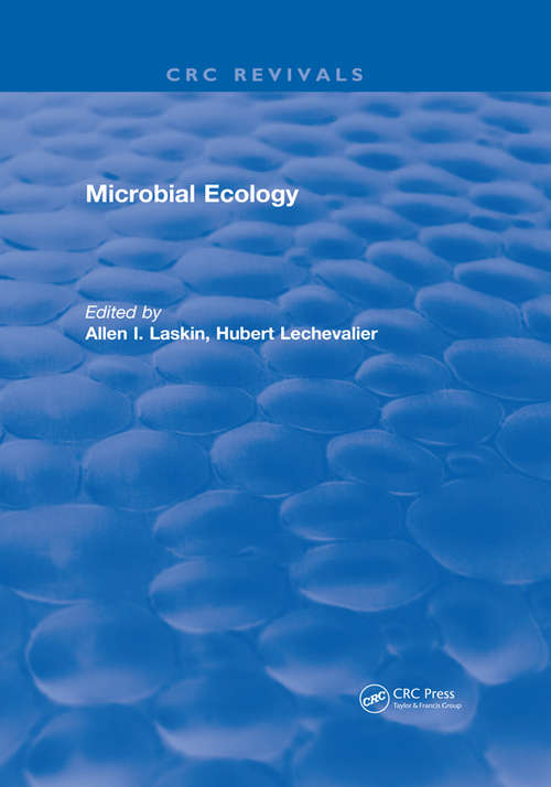 Book cover of Microbial Ecology
