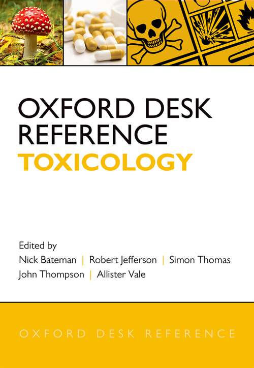 Book cover of Oxford Desk Reference: Toxicology (Oxford Desk Reference Series)