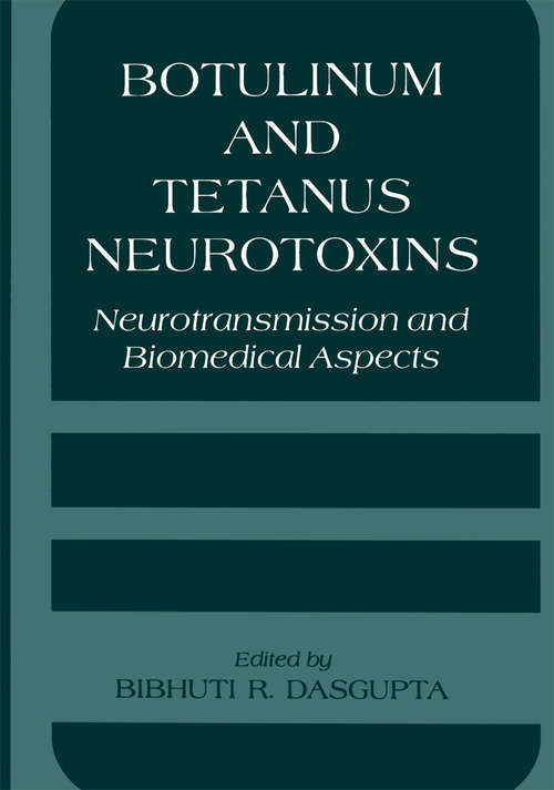 Book cover of Botulinum and Tetanus Neurotoxins: Neurotransmission and Biomedical Aspects (1993)