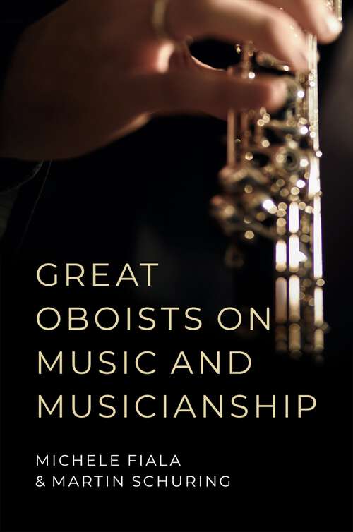 Book cover of Great Oboists on Music and Musicianship
