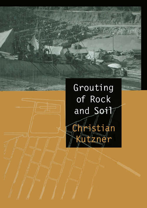Book cover of Grouting of Rock and Soil