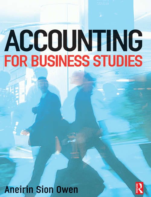 Book cover of Accounting for Business Studies