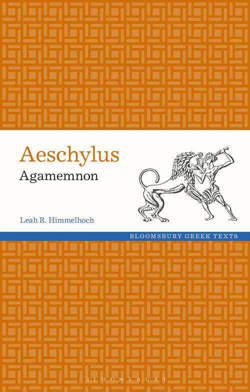 Book cover of Aeschylus: Agamemnon (Greek Texts)