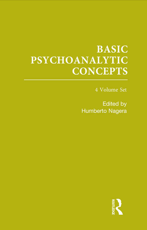 Book cover of Basic Psychoanalytic Concepts
