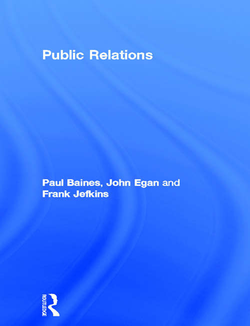 Book cover of Public Relations (3)