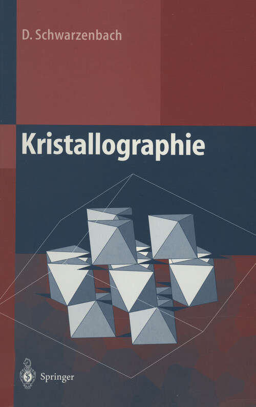Book cover of Kristallographie (2001)