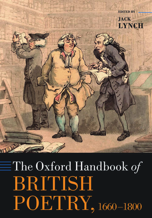 Book cover of The Oxford Handbook of British Poetry, 1660-1800 (Oxford Handbooks)