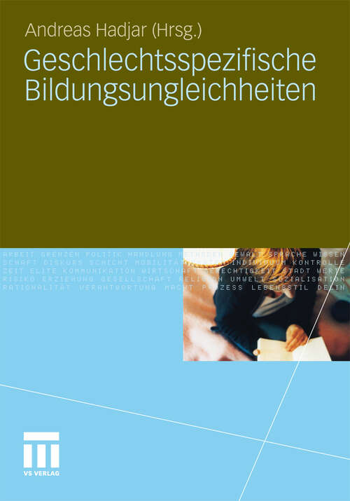 Book cover of Geschlechtsspezifische Bildungsungleichheiten (2011)