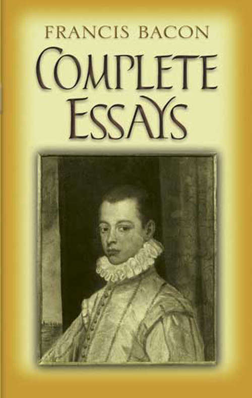 Book cover of Complete Essays (Dover Value Editions Ser.)