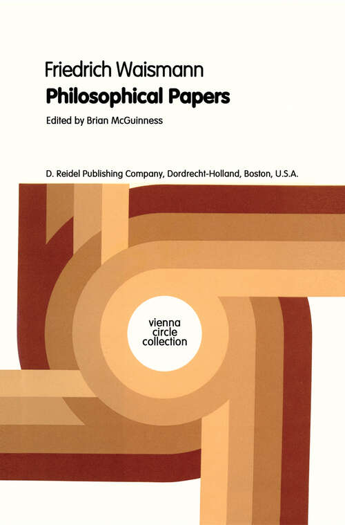 Book cover of Philosophical Papers (1977) (Vienna Circle Collection #8)