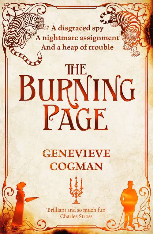 Book cover of The Burning Page: An Invisible Library Novel (The Invisible Library series #3)