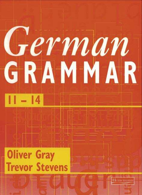 Book cover of German Grammar 11-14