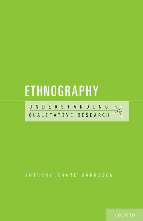 Book cover of Ethnography (Understanding Qualitative Research)