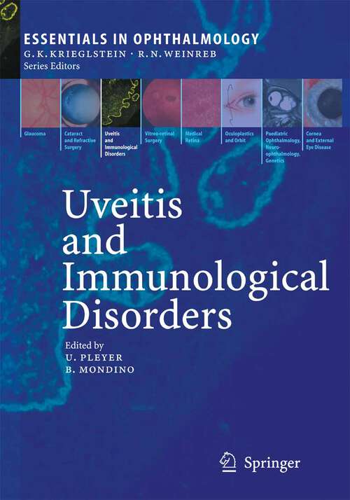 Book cover of Uveitis and Immunological Disorders (2005) (Essentials in Ophthalmology)