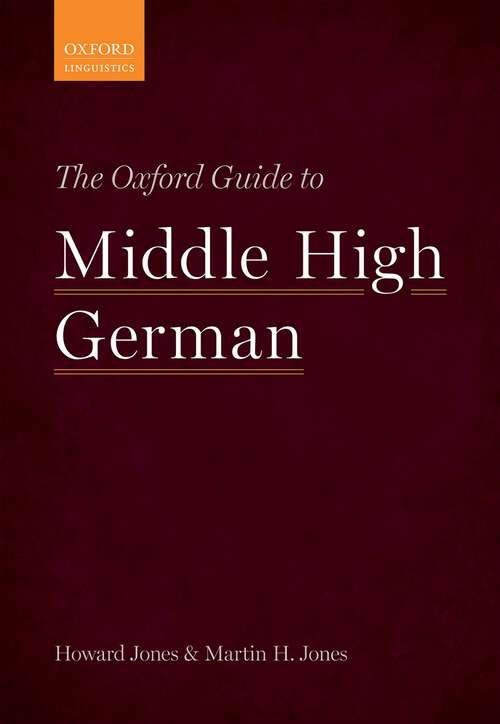 Book cover of The Oxford Guide to Middle High German