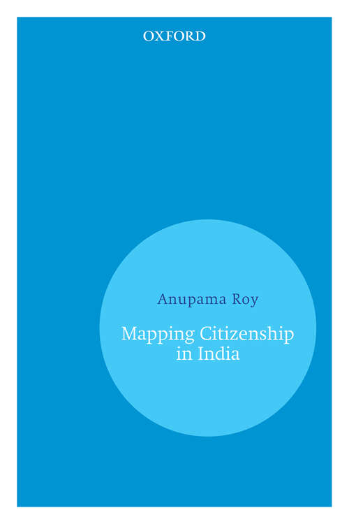 Book cover of Mapping Citizenship in India