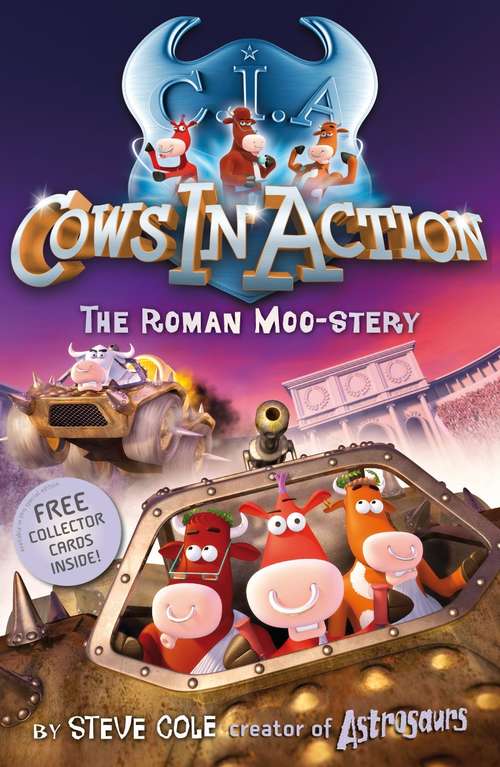 Book cover of Cows in Action 3: The Roman Moo-stery (Cows In Action #9)