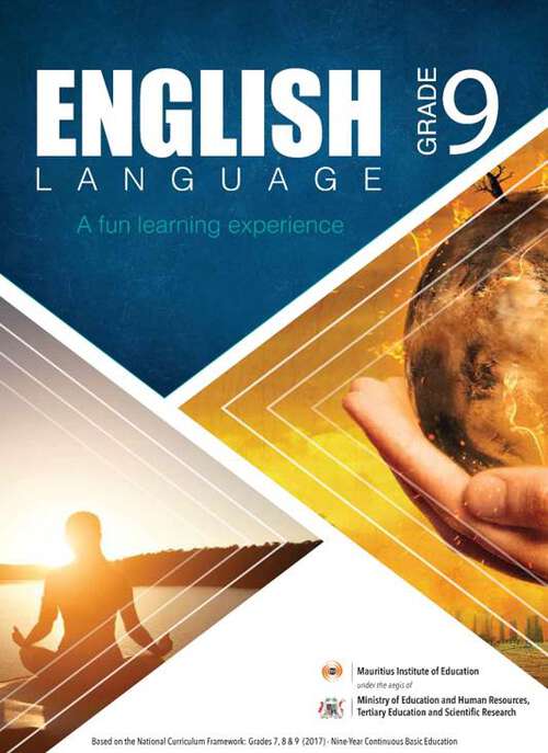 Book cover of English Language: A Fun Learning Experience class 9 - MIE