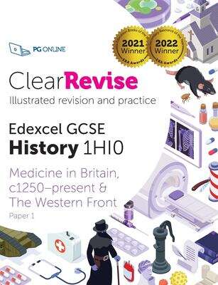 Book cover of ClearRevise Edexcel GCSE History 1HI0 Medicine in Britain