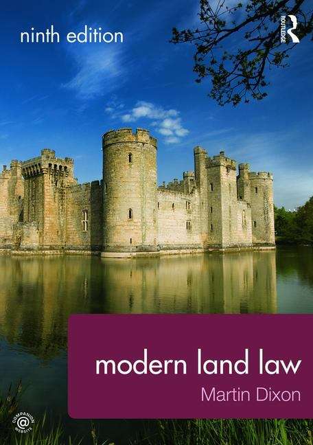 Book cover of Modern Land Law (9th Edition)