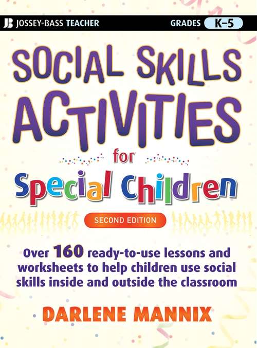 Book cover of Social Skills Activities for Special Children (2)