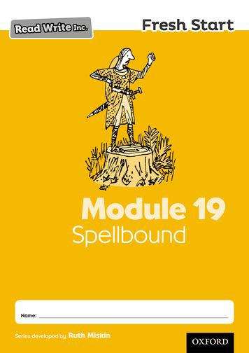Book cover of Read Write Inc. Fresh Start: Module 19 Spellbound (PDF)