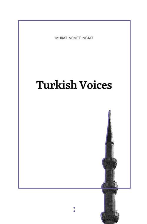 Book cover of Turkish Voices